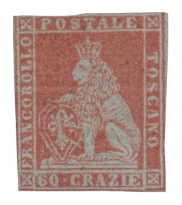 Tuscany 1851, 60 Crazie - unused, a significant rarity